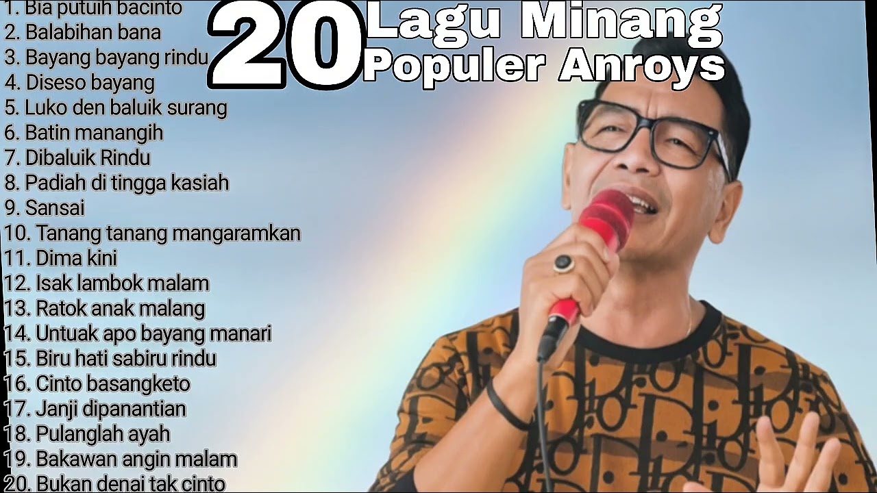 Lagu Minang ANROYS 20 Lagu terbaik pertama
