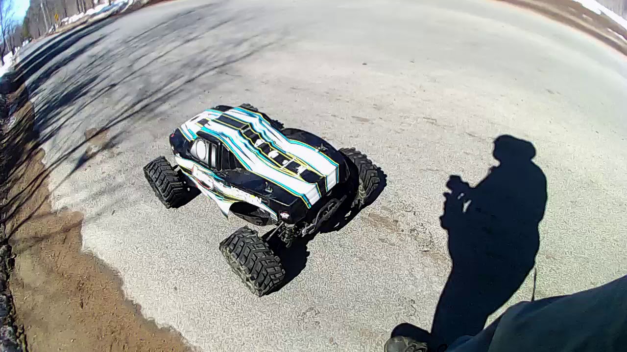 Losi mtxl 10s brushless first run ZTW300A 12S ESC!!!