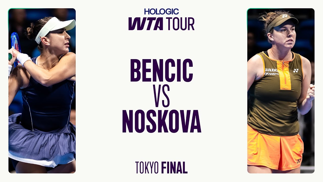 Belinda Bencic vs. Linda Noskova | 2025 Tokyo Final | WTA Match Highlights