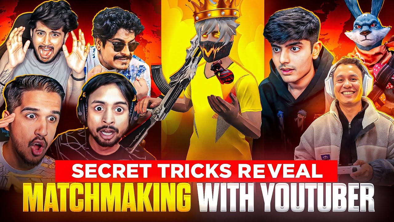 🤔 How to MatchMaking With Big Youtuber 😮🤯 MatchMaking Secret Tricks Reveal 😱😳 - Garena Free fire