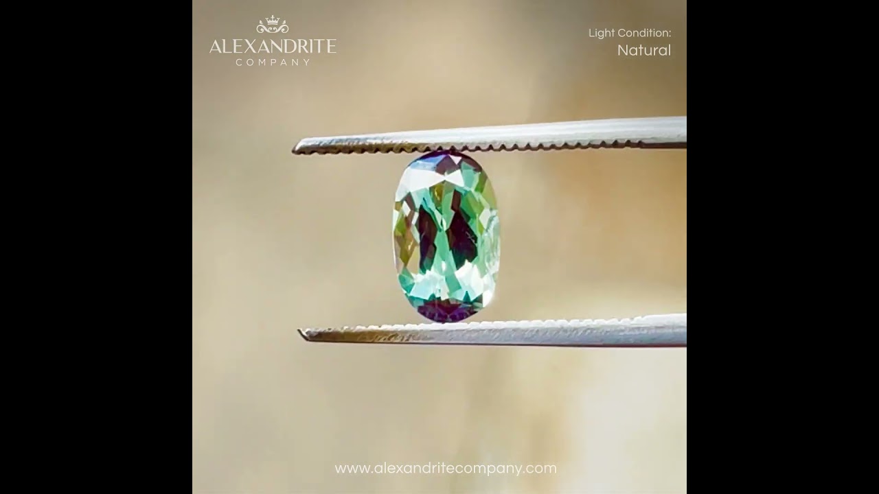 Natural Alexandrite Oval 1.52 ct | alexandritecompany.com | 