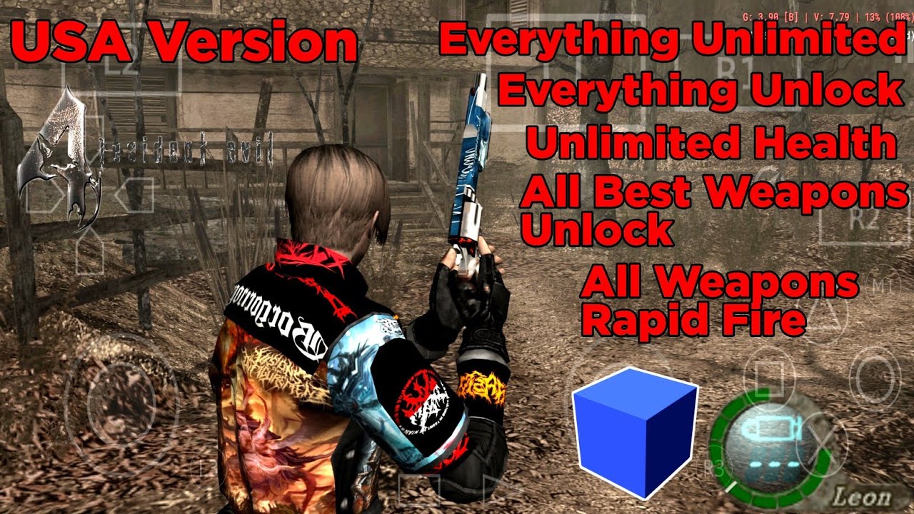 Resident Evil 4 Cheat Codes AetherSx2 | All Best Weapons Unlock | Everything Unlimited | Rapid Fire