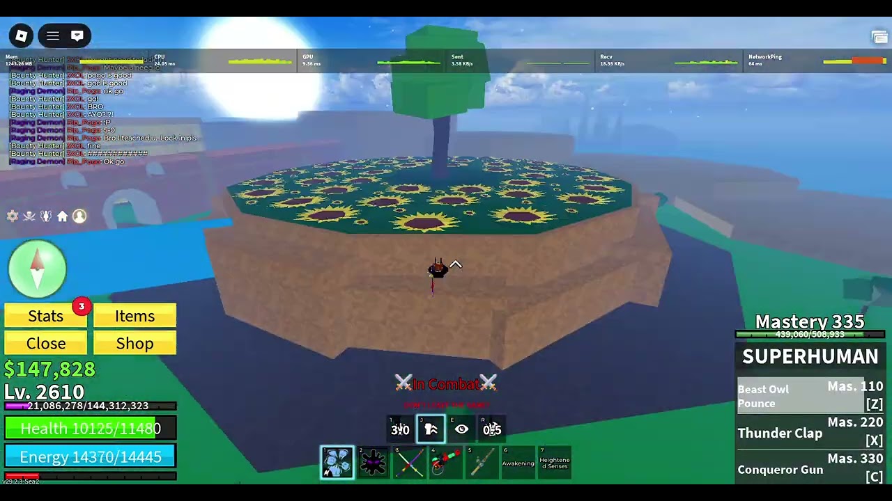 Pvping my Captain in Blox Fruits. Quake VS Dark
