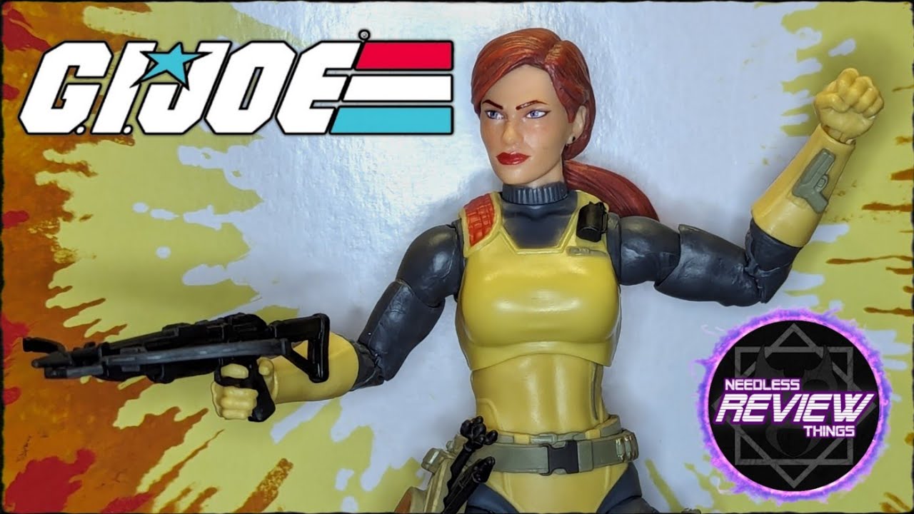 GI Joe Classified Series Retro Scarlett Needless Unboxing