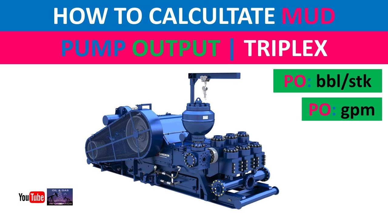 How to Calculate Mud Pump Output in bbl/stroke and in gpm | Urdu Hindi | Oil and Gas