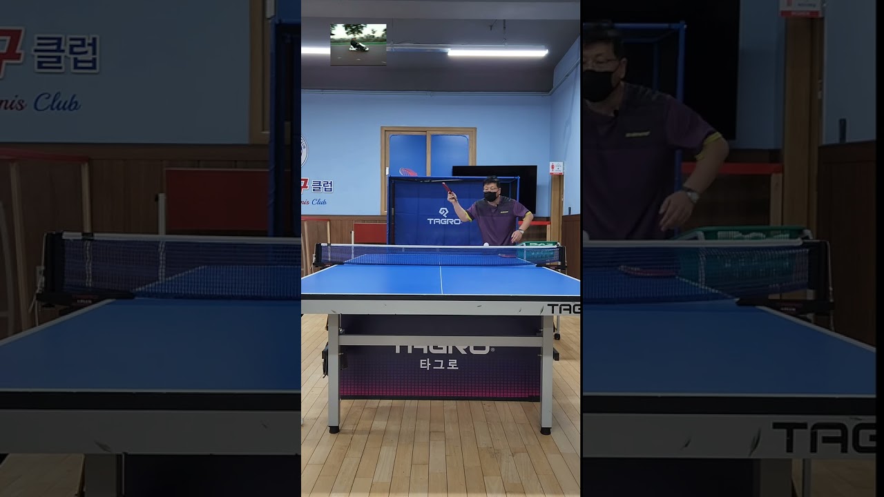 김하오TV 탁구 스토리ㅡV serve(밑장빼기 서브) #김하오 #tabletennis 