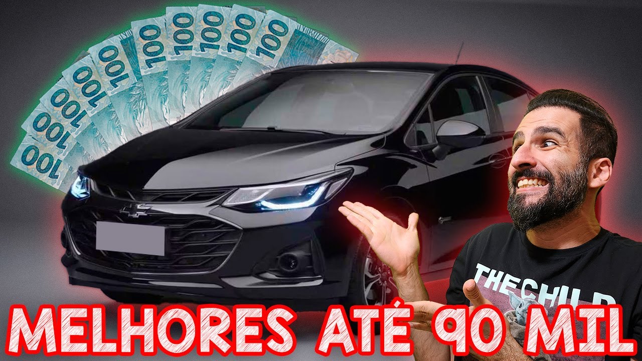 OS MELHORES CARROS AT&Eacute; 90 MIL REAIS - CARROS BONS E BARATOS COM BAIXA MANUTEN&Ccedil;&Atilde;O