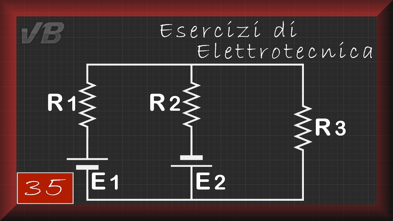 35. Sovrapposizione degli effetti - ESERCIZI DI ELETTROTECNICA