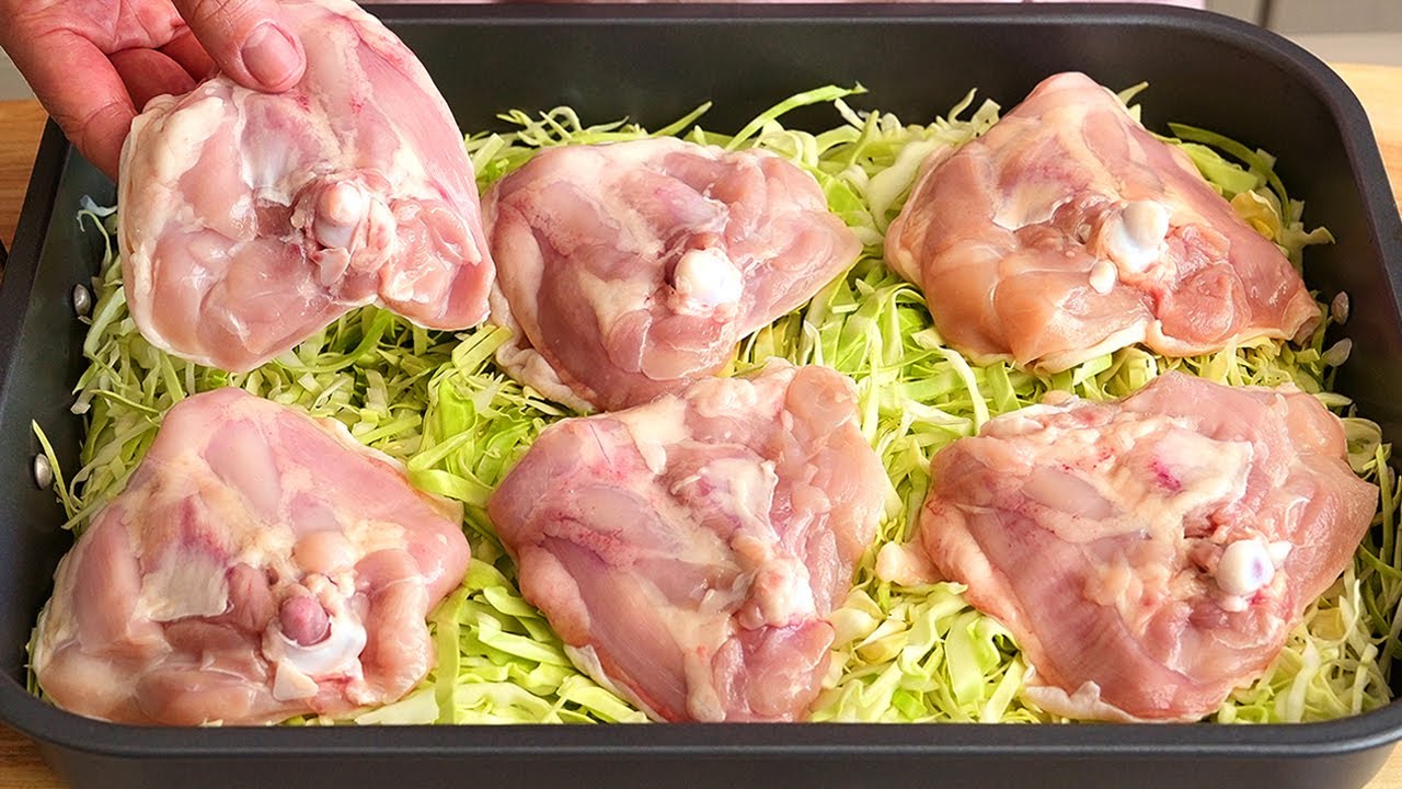 Капуста и курица!  Приготовьте этот восхитительный рецепт!