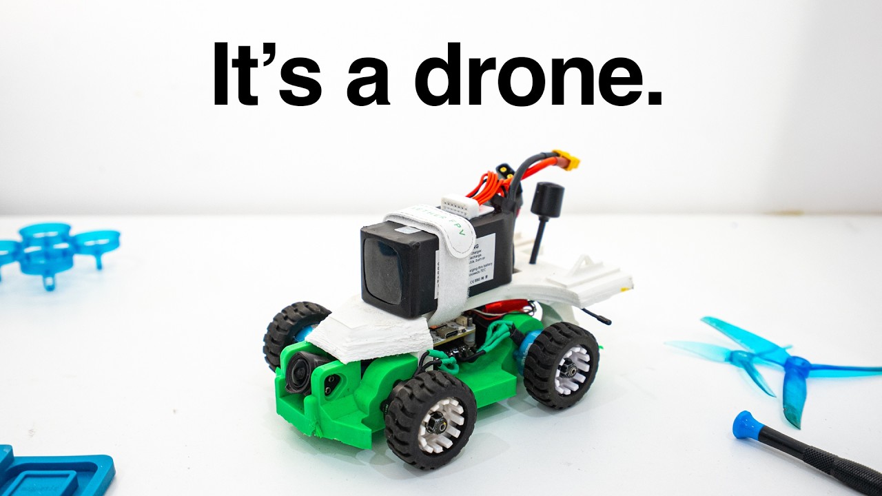 Why fly a drone, when you can drive it.