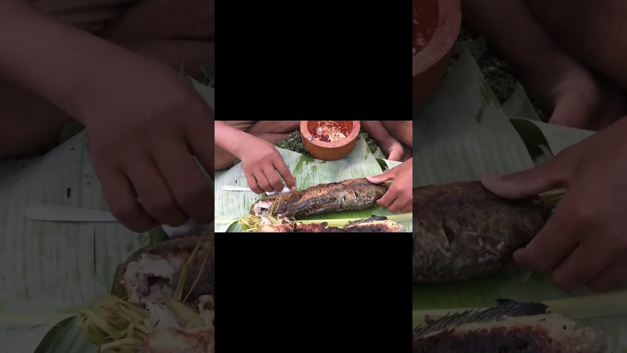 Yummy Cooking Videos ! Two brother Frying fish and eating Delicious !