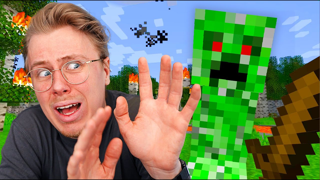 SPELAR MINECRAFT FÖR FÖRSTA GÅNGEN