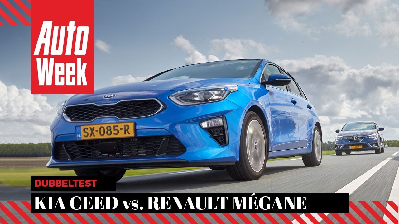 Kia Ceed vs. Renault Mégane - AutoWeek Dubbeltest - English subtitles