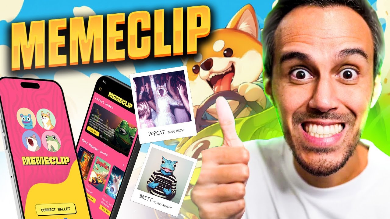 MemeClip 💥 Miniclip-style Games - Presale is OFFICIALLY LIVE - Early Buyers Win Big