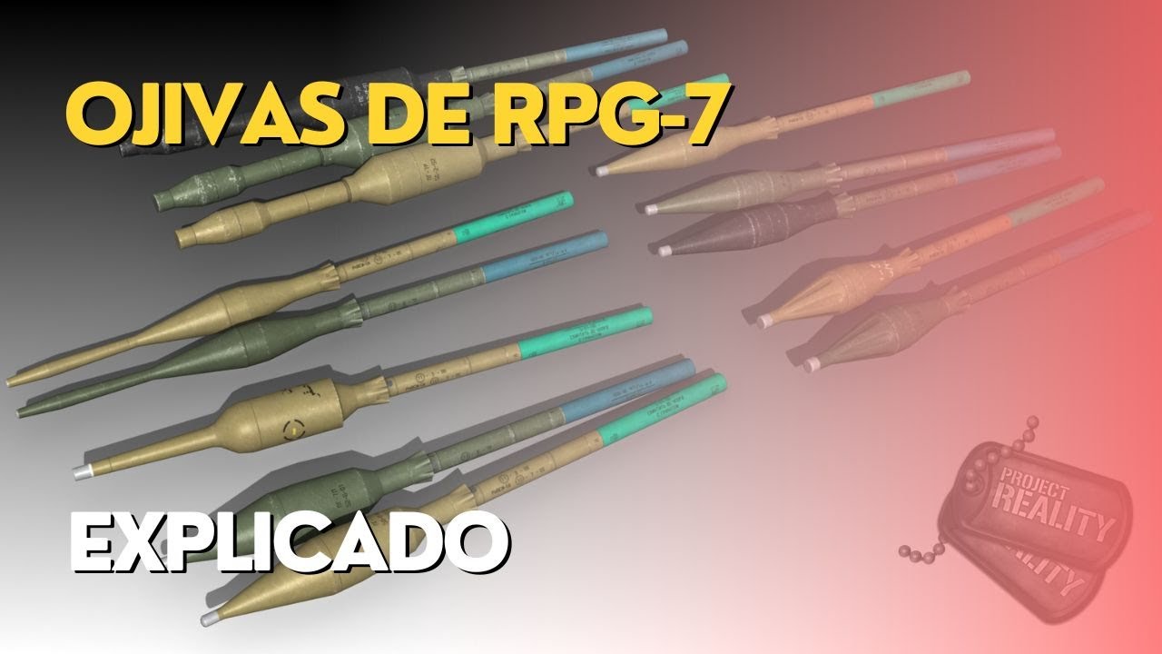Conocías a las Ojivas del RPG-7 y sus funciones?