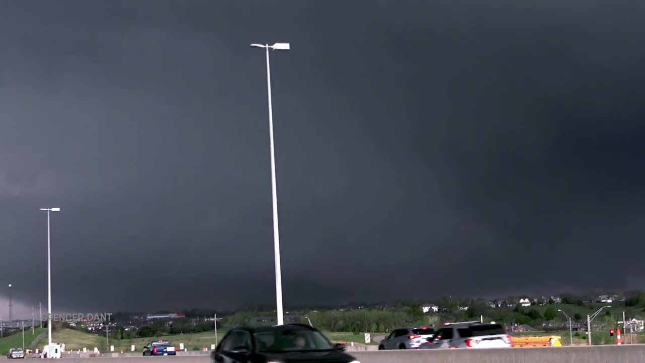 MILE WIDE Tornado Hits Omaha - April 26, 2024 Tornado Outbreak - Elkhorn, Nebraska