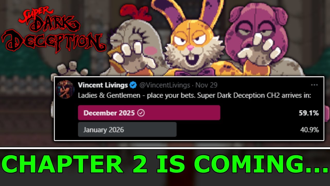 We're Getting Super Dark Deception Chapter 2 SOON?! | Dark Deception News
