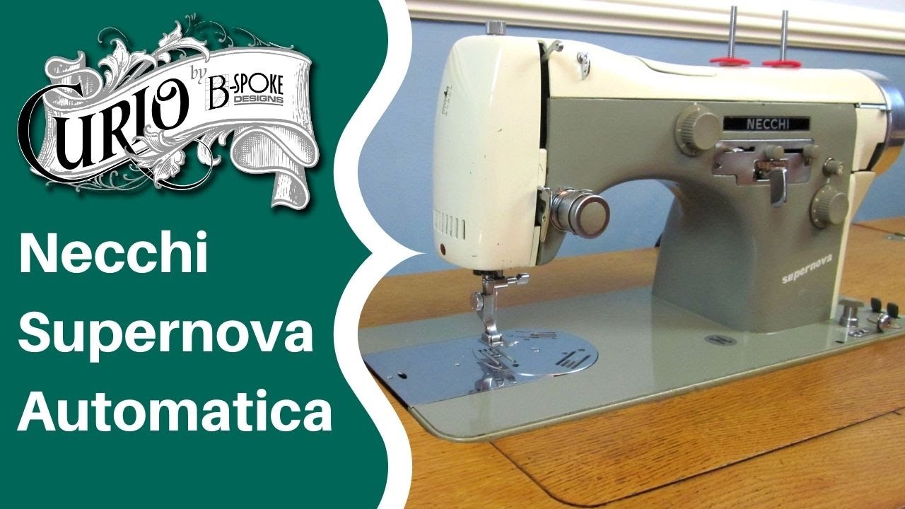 Necchi Supernova Automatica Vintage Sewing Machine