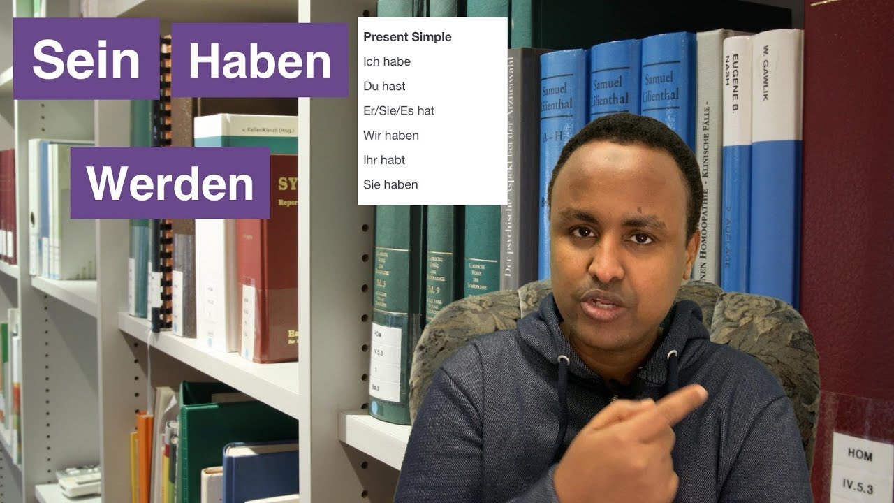Baro inaad si kalsooni leh ugu hadasho Af Jarmalka - Verb: haben (yeelasho)