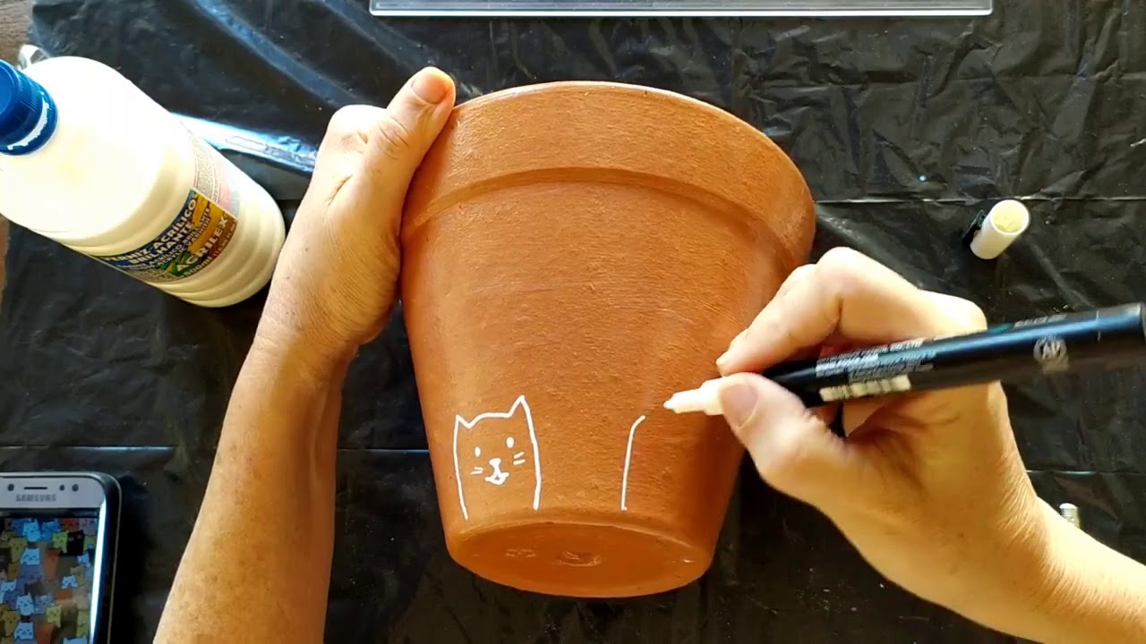 Pintando com posca