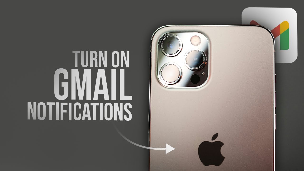 How to Turn On Gmail Notifications on iPhone Settings (tutorial)