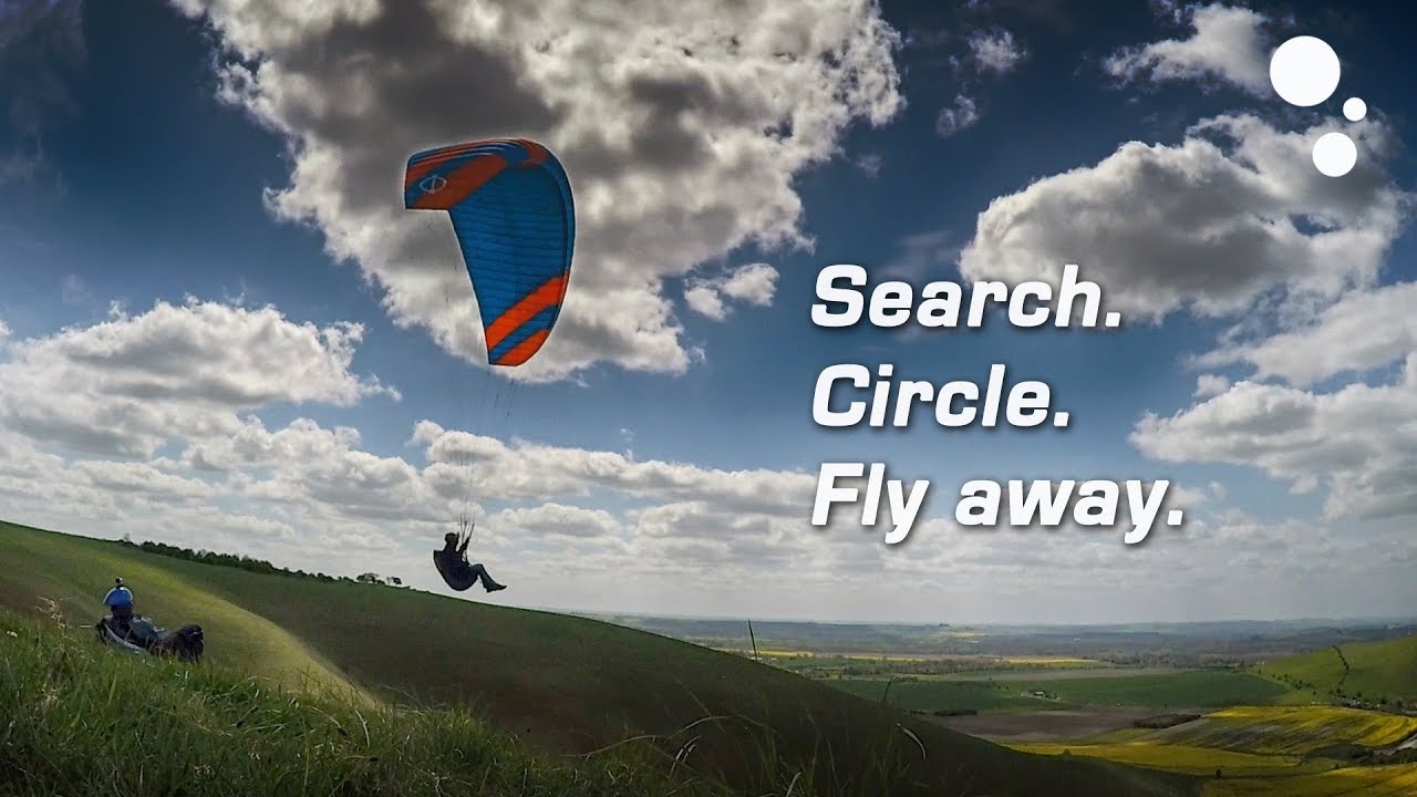 Flying cross country on a paraglider: narrated thermal search