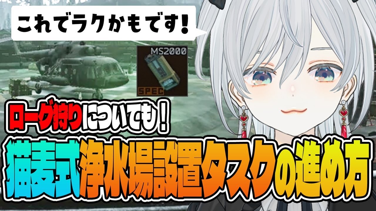 【EFT】実はローグって怖くない！浄水場マーカータスク(Easy Job とか)をやるときのローグの狩りかたを解説してみたかもです！- Escape from Tarkov【猫麦とろろ切り抜き動画】