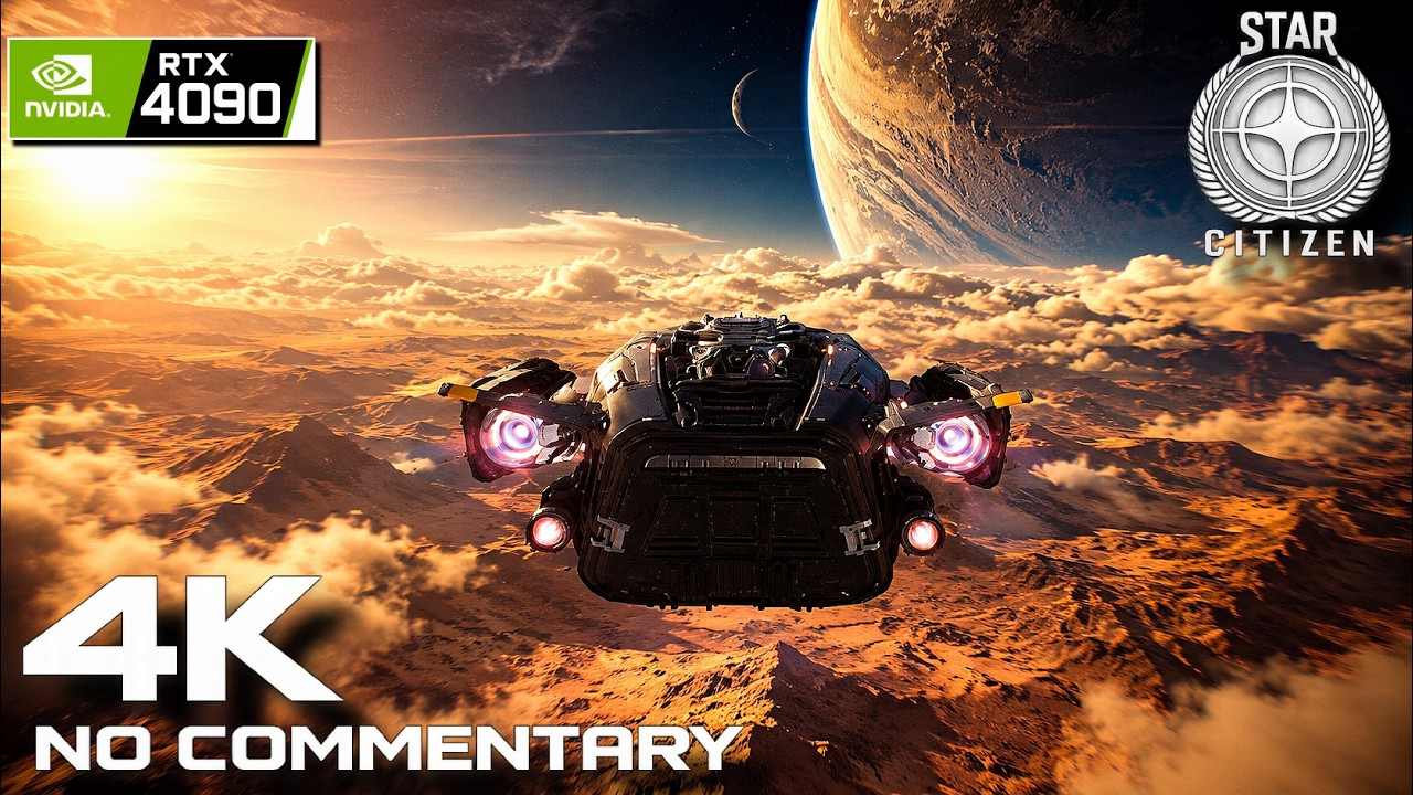 The Most Realistic Space Exploration Ever Captured | Star Citizen 4K RTX 4090