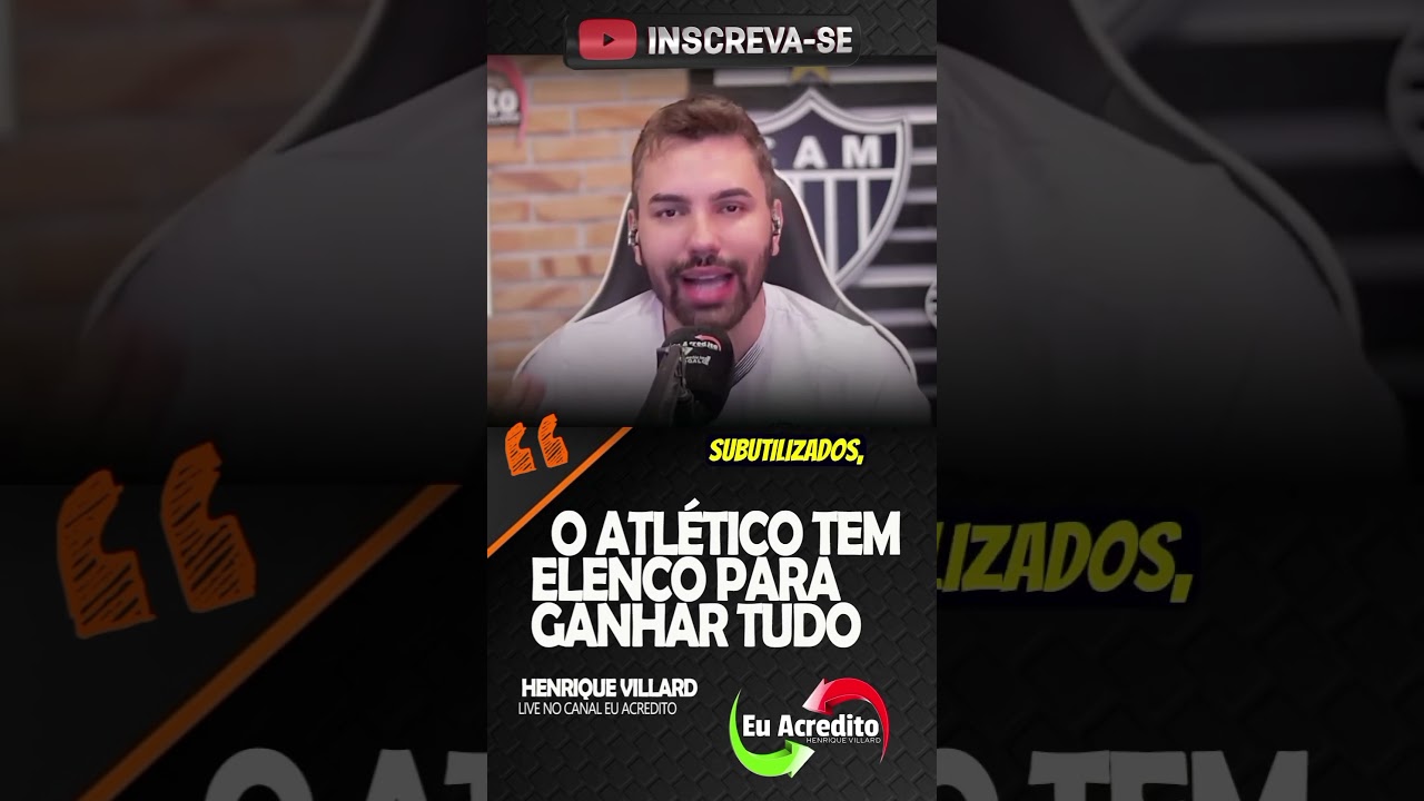 🚨 HENRIQUE VILLARD FALA SOBRE O ELENCO DO ATL&Eacute;TICO | NOT&Iacute;CIAS DO #galo #atl&eacute;ticomineiro