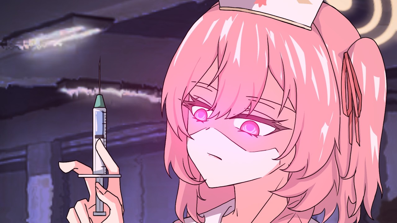 세리나에게 (강제)치료 당하는 2야기 | @2001chn | #단편애니 #BlueArchive