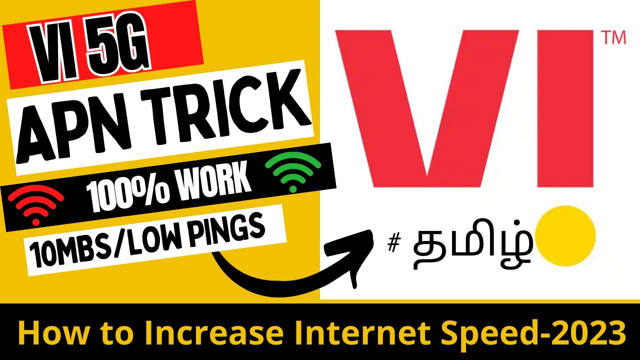 Boost Vi Net Speed With Vi 5g | Vodafone-idea APN Settings Tips | Quick Internet Tamil