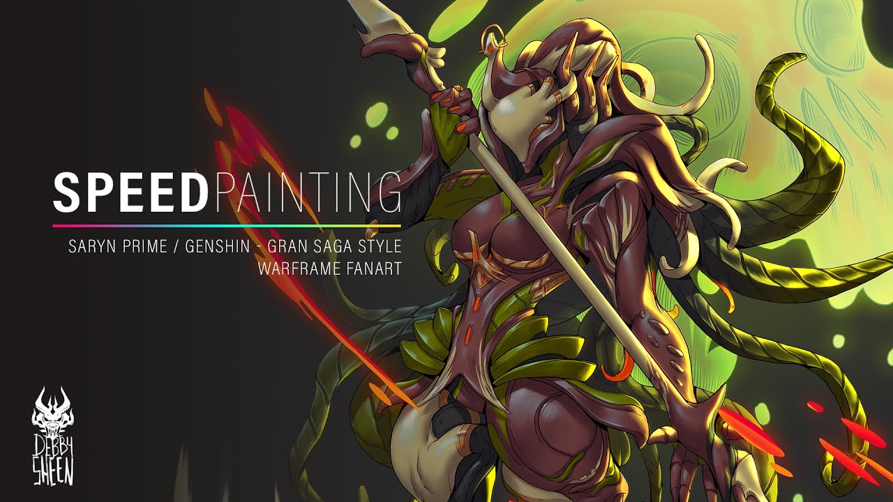 Warframe Fanart / Saryn Prime / Commission