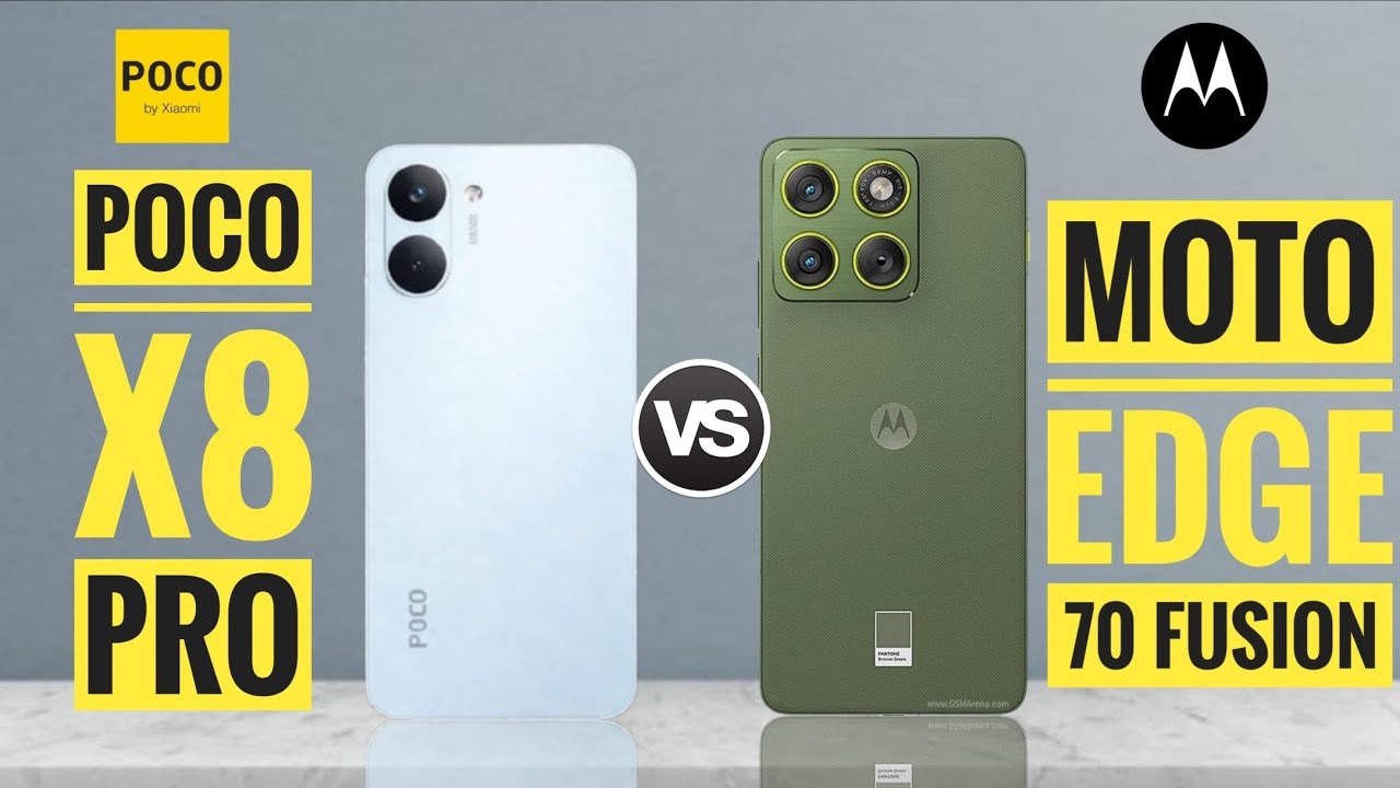 Poco X8 Pro vs Moto Edge 70 Fusion: Full Comparison ⚡ Which is Best?