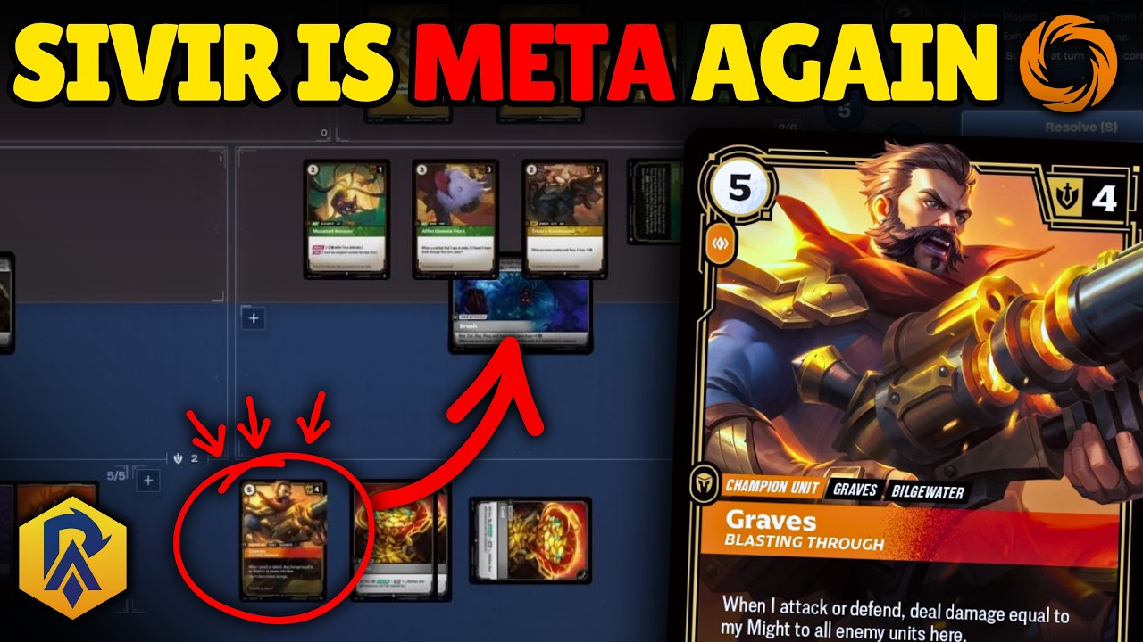 Graves Is *BROKEN* - Free Boardwipes In Sivir Midrange!? | Riftbound | RiftAtlas Gameplay
