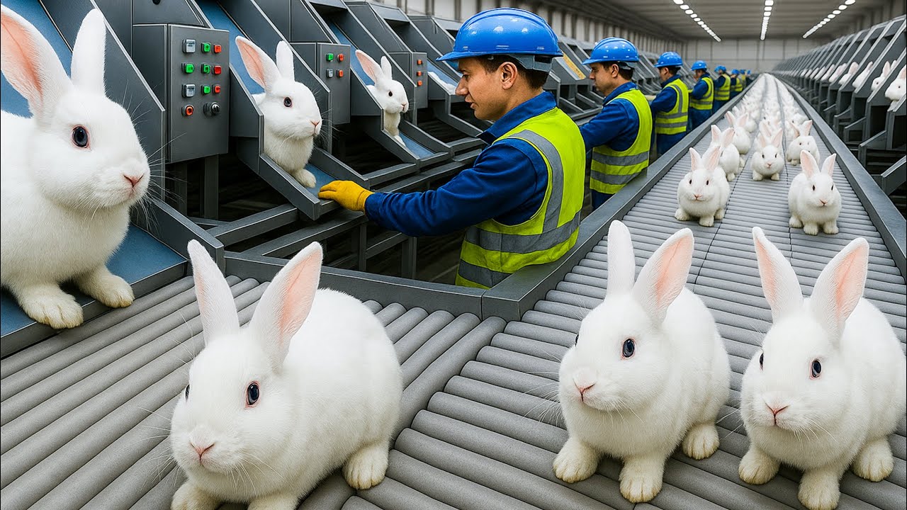 Inside the Rabbit Leather Factory | How Million-Dollar Products Are Made (SECRET FACTORY)