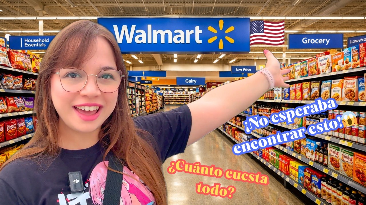 Entré a WALMART en Estados Unidos por primera vez 🇺🇸 (me sorprendieron los precios)