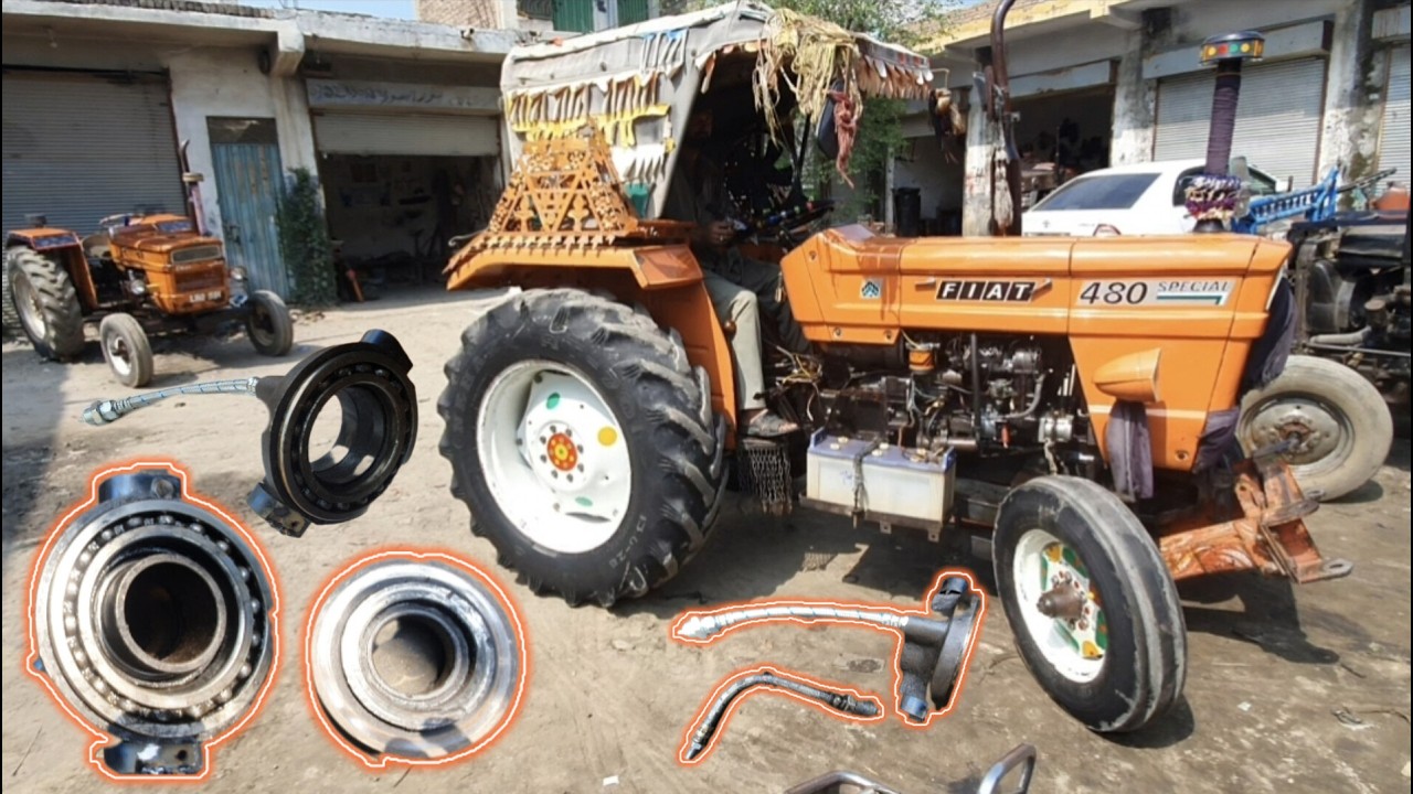 Fiat 480 tractor clutch release bearing replacement | tractor clutch release bearing