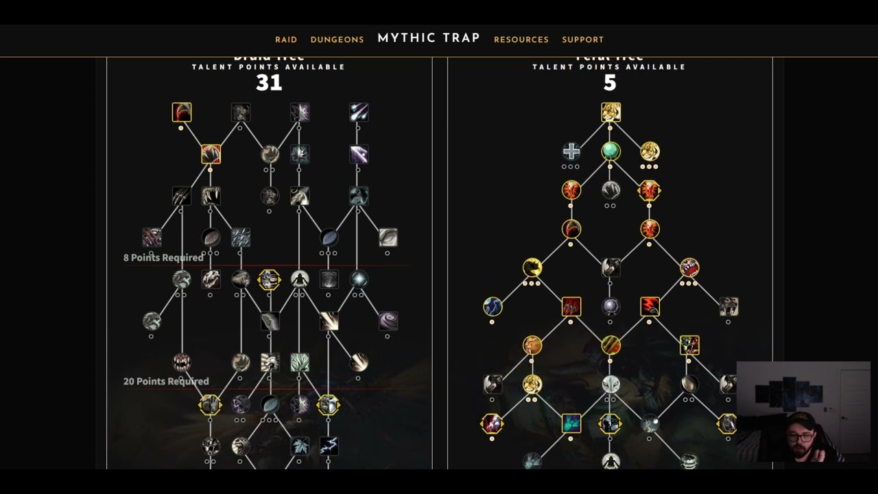 New feral druid tree in dragonflight {talent calculator} pvpers perspective