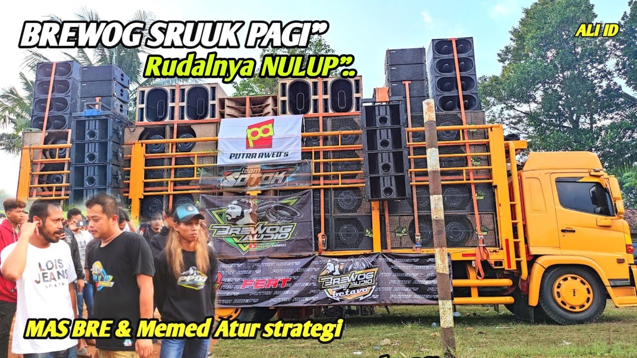 Akhirnya Brewog cek sound pagi