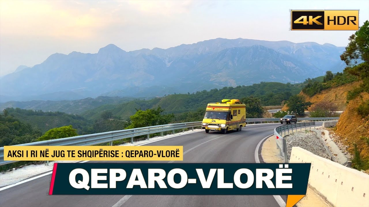 QEPARO - VLORE, NJE NGA RRUGET ME TE BUKURA NE SHQIPERI,  RRUGA E LUMIT TE VLORES, EPISODI 3【4K-HDR】