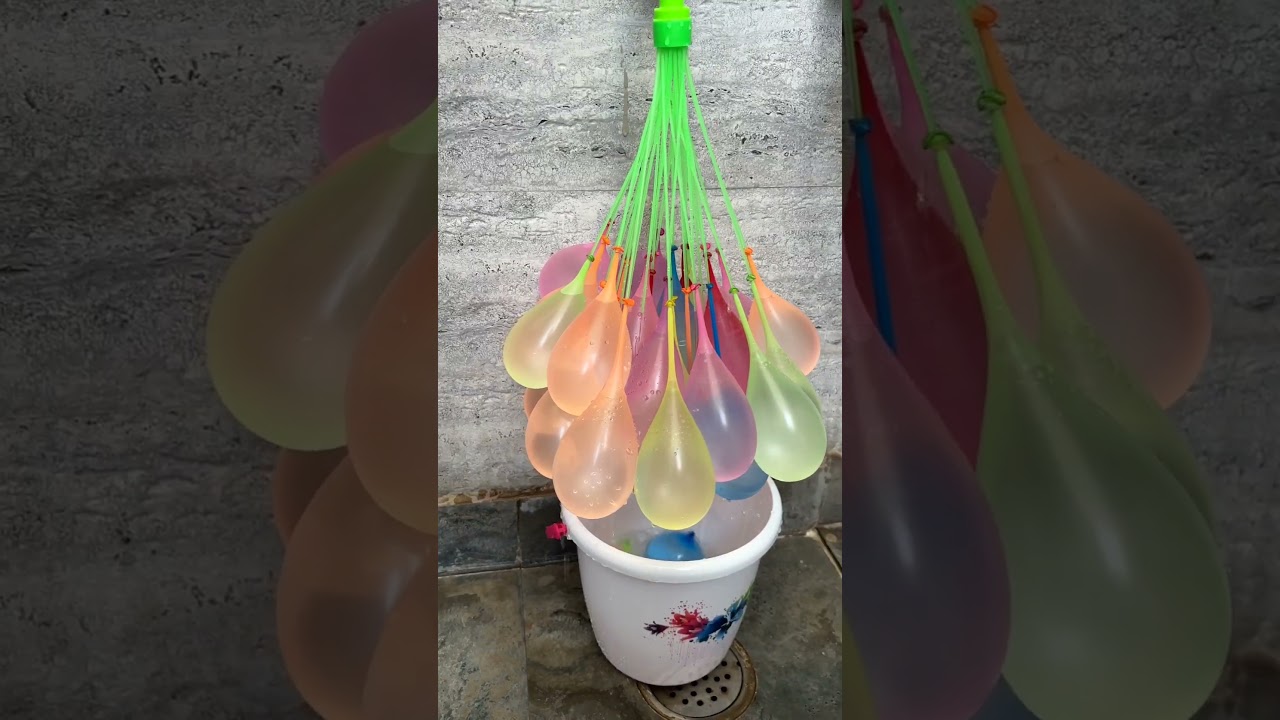How to Fill 111 in 1 Holi Water Balloons 🎈 like a Pro #balloon #waterballon