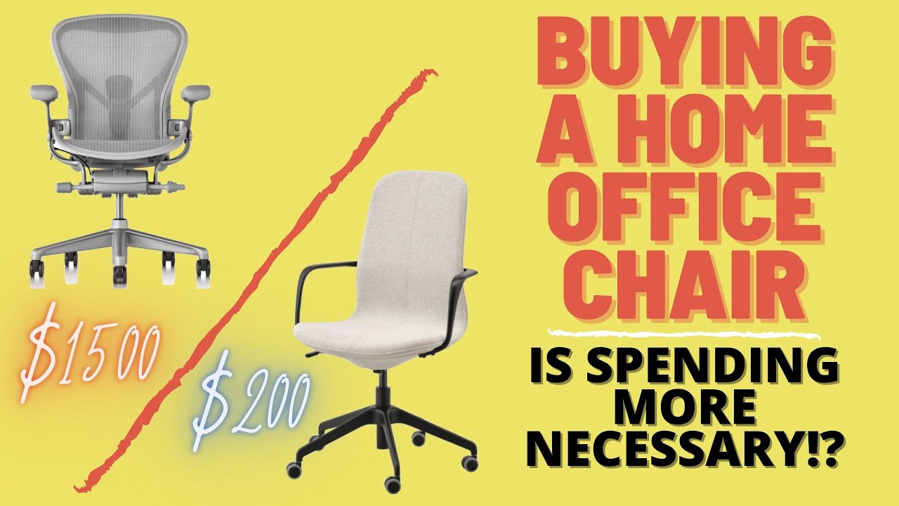 How to pick the best home office chair and an Ikea Chair Vs Herman Miller Chair Showdown