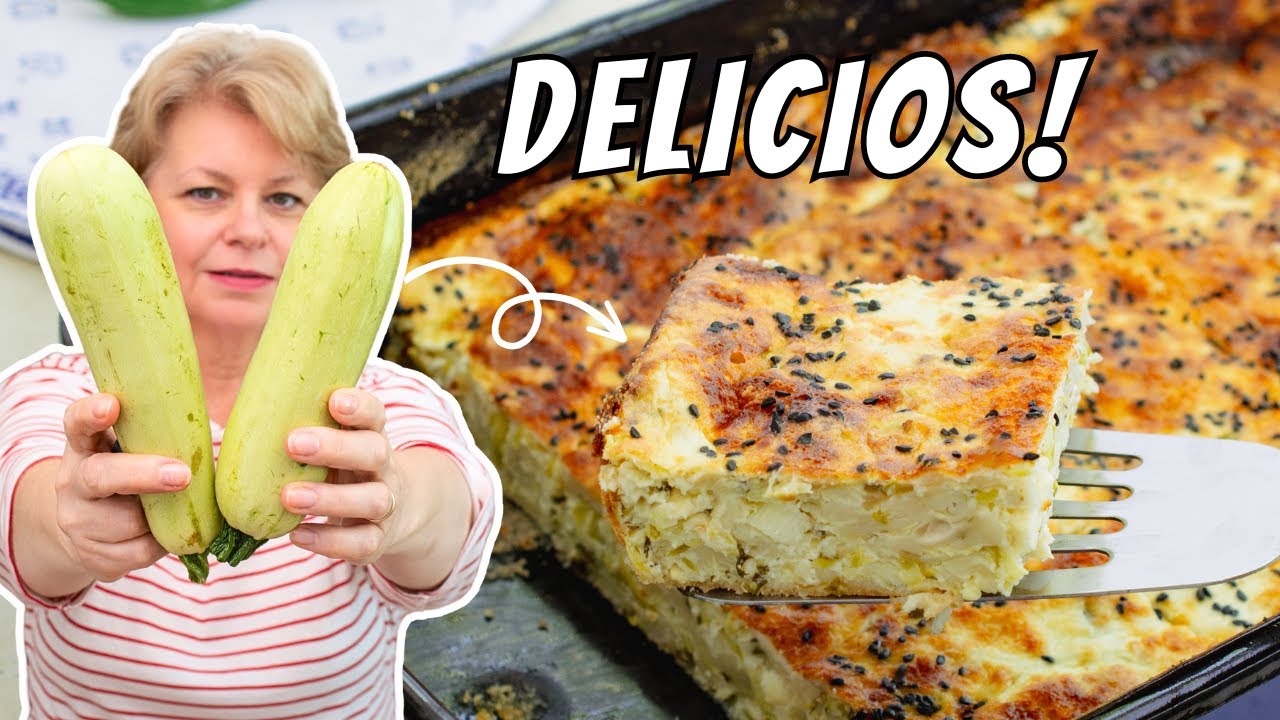 Această Plăcintă cu Dovlecei și Telemea Te Va Cuceri! Încearc-o chiar Azi! 🥧🌿