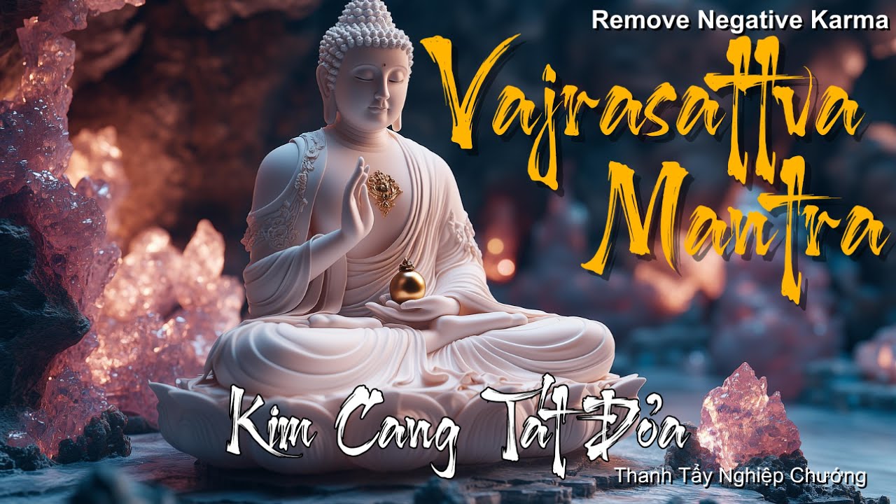 Powerful Vajrasattva Mantra 100 Syllables | Thần Chú Trăm Âm Thanh Tẩy Nghiệp Chướng & Chữa Lành
