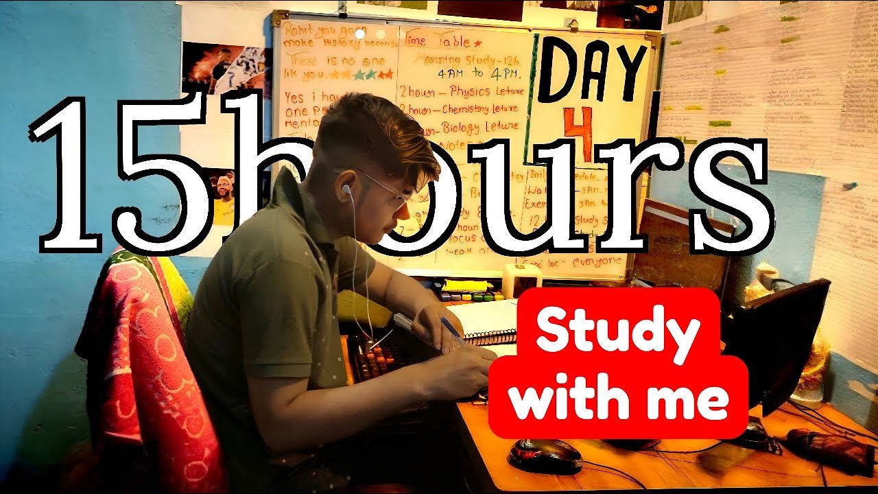 🎧 LIVE 15-Hour Study With Me 📚 | Rainy UK Ambience 🌧️ | Focus & Deep Work | Pomodoro timer
