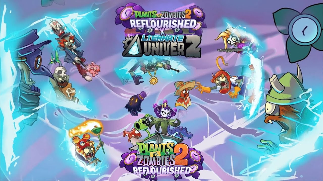 PvZ2: Reflourished – UniverZ Collides 1-15 (No Mowers, Plant Foods, Powerups & Shop Plants)
