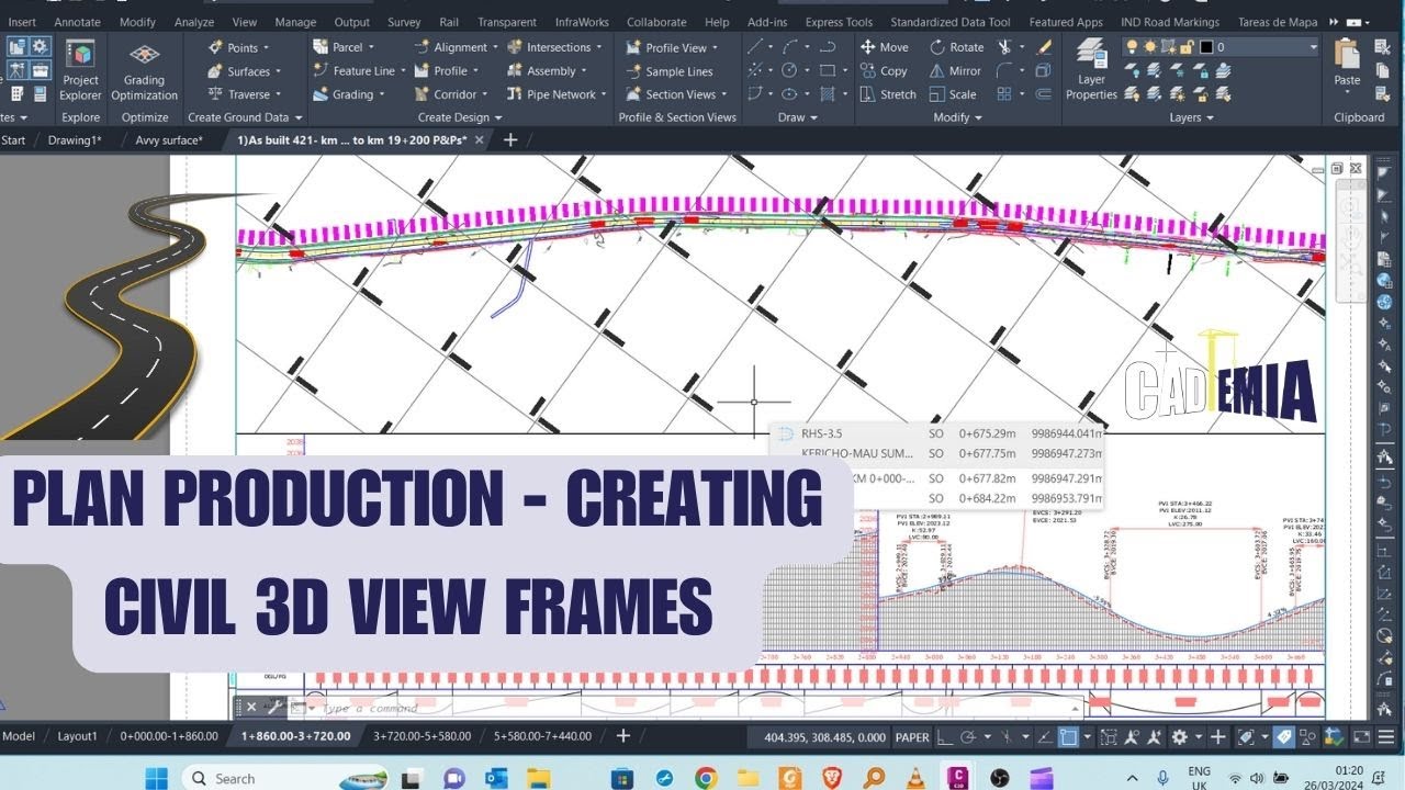 How to Create a View Frame in Civil 3D (Like a Pro)