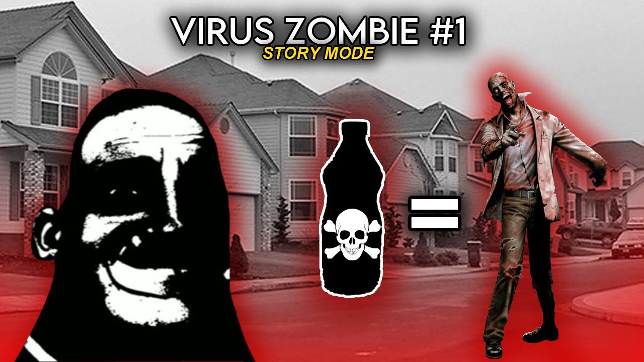CAIRAN YANG BISA BERUBAH MENJADI VIRUS - Virus Zombie Ep.1 - Mr Incredible Story Mode
