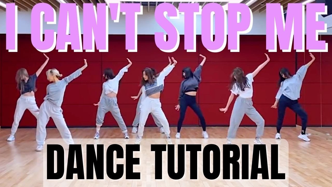 TWICE - 'I CAN'T STOP ME' Dance Practice Mirrored Tutorial (SLOWED)
