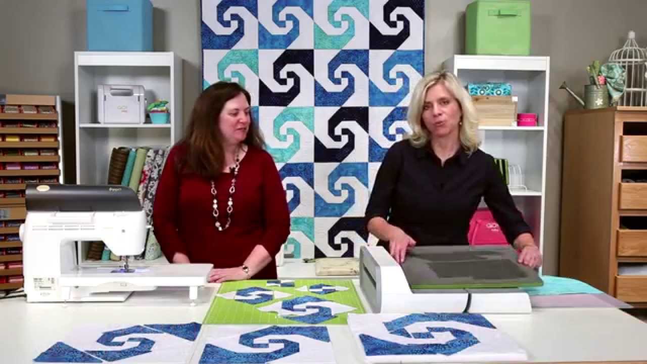 GO! Swirling Snail's Trail Quilt Instructions